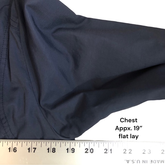 TWIK Long Windbreaker Jacket in Blue with Gold n Blue Lining - Picture 3 of 14